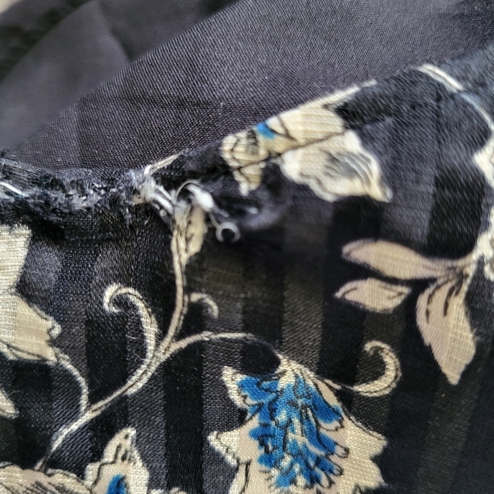 Veronica Beard Samy Silk Blend Button Front Self Tie Shirt Dress Floral … - Picture 15 of 16